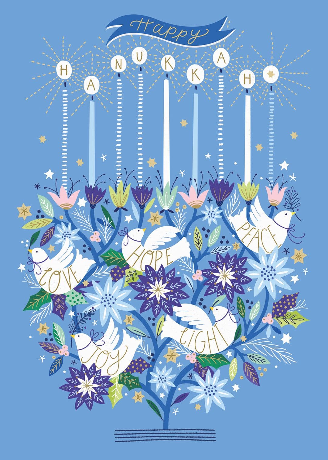 Illustration of brk0231 happy hanukkah web