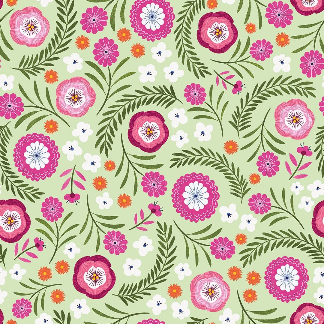 Illustration of brk0307 a blooming lovely posy garden pl web