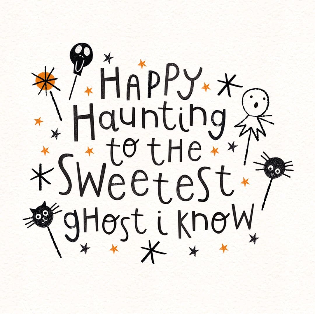 Illustration of brk boo to you text web