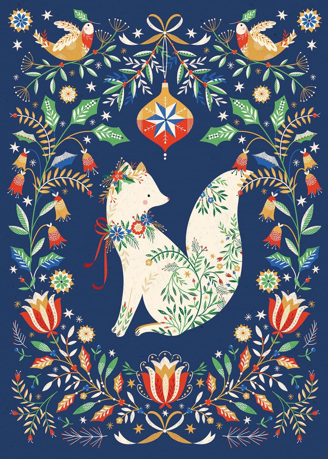 Illustration of brk0301 enchanted forest fox web