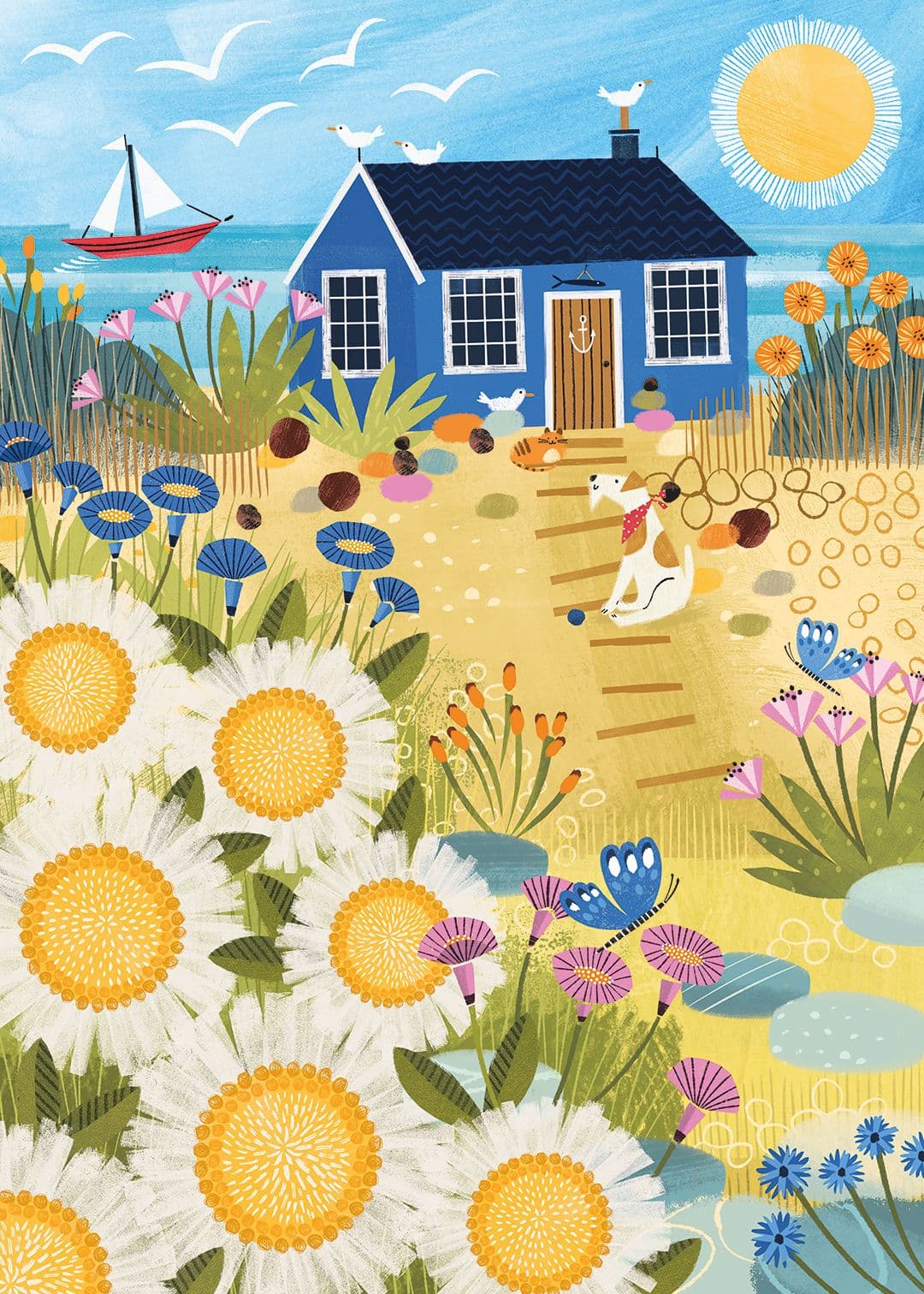 Illustration of brk0331 coastal calling beach house web