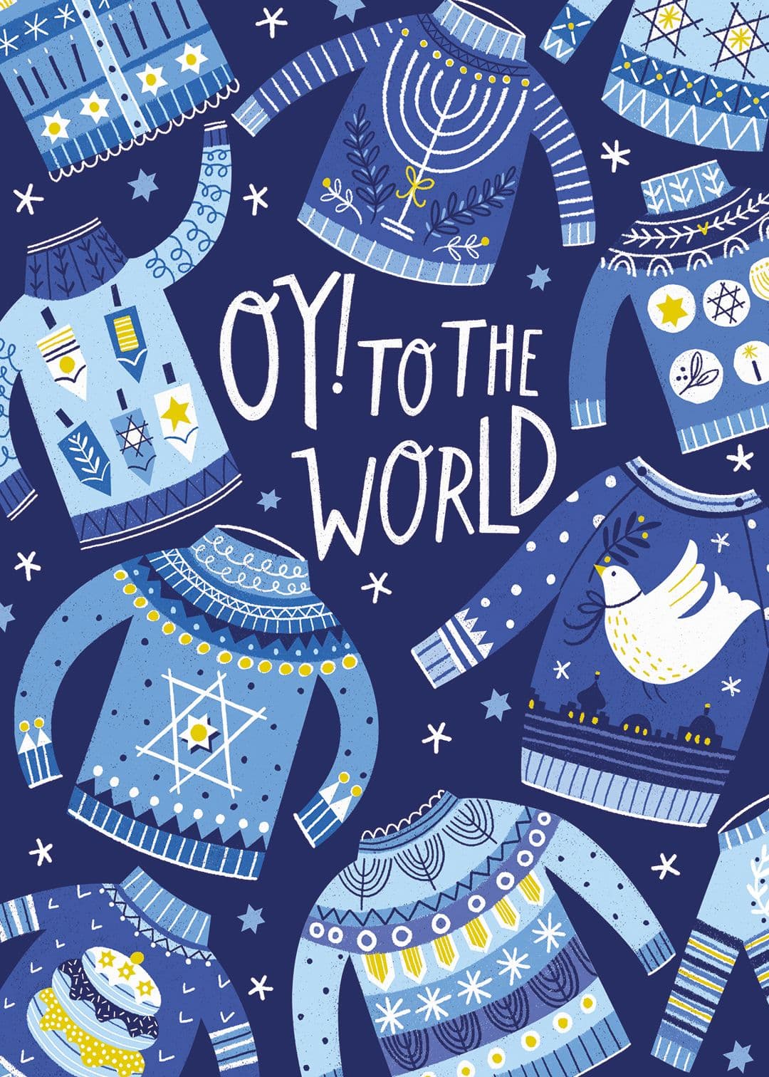 Illustration of brk0229 b hanukkah oy to the world web