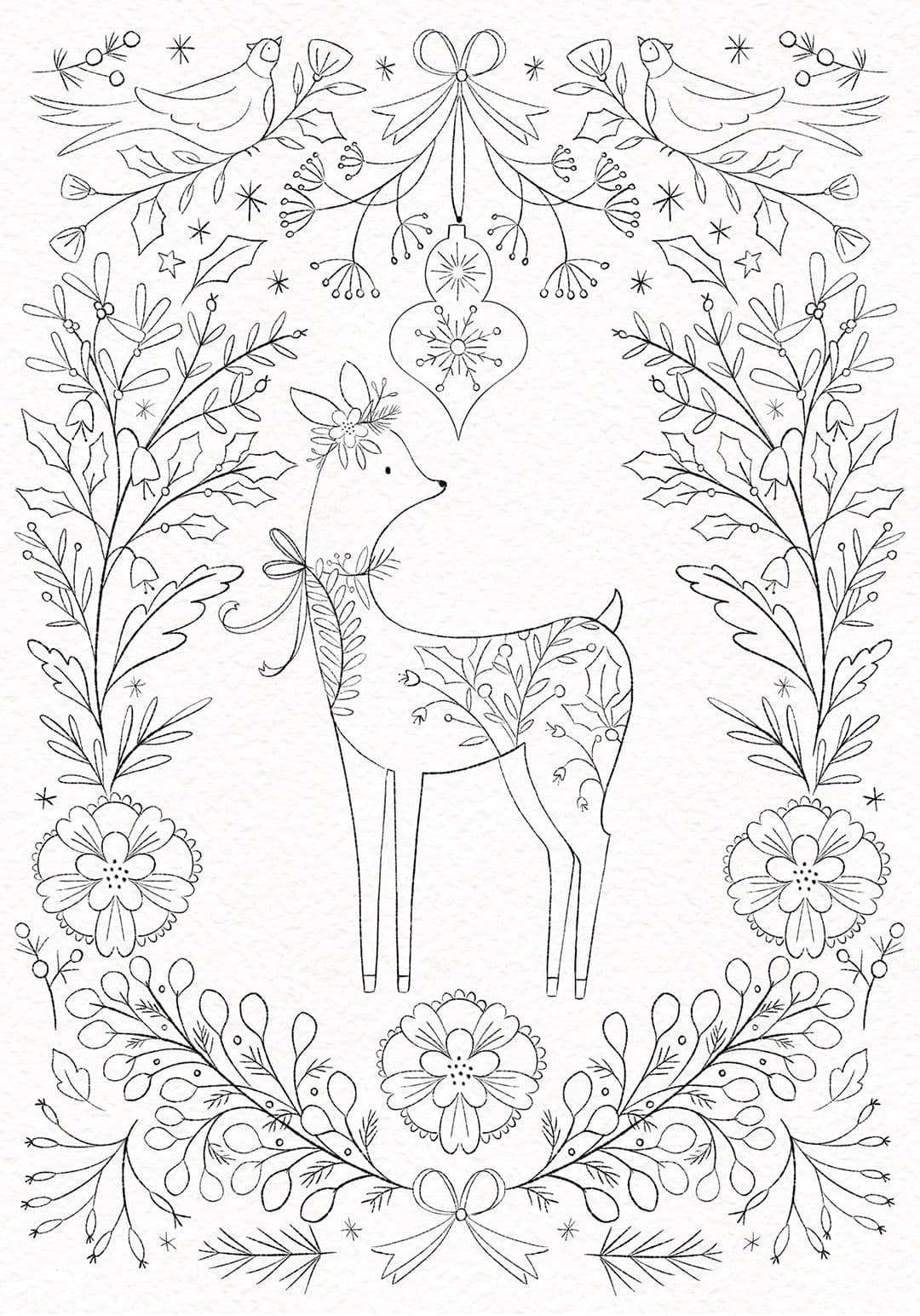 Illustration of brk deer web