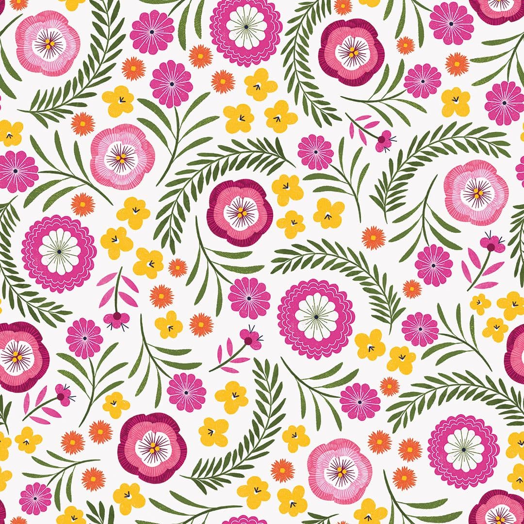 Illustration of brk0307 e blooming lovely posy garden pl web